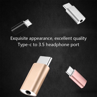 Type-C To 3.5 มม. Aux แจ็คหูฟัง Usb-C อะแดปเตอร์แปลงเสียงหูฟัง T5R5