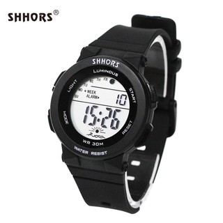 SHHORS 0314 Fashion Casual Sports นาฬิกาข้อมือแฟชั่นผู้หญิง-ผู้ชาย นาฬิกาข้อมือ ดิจิตอล สายยาง เท่ๆ ราคาถูก รุ่น SKMEI