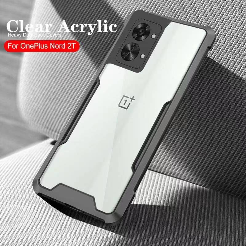 OnePlus Nord 2T(พร้อมส่งในไทย)เคสกันกระแทกขอบสีหลังใสOnePlus 10T/OnePlus Ace Pro/OnePlus 10R 5G/OneP