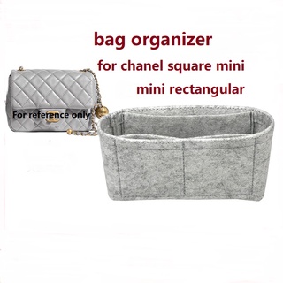 【นุ่มและเบา】ที่จัดระเบียบกระเป๋า for  golden ball square mini rectangular ที่จัดกระเป๋า  bag organiser in bag ที่จัดทรง  organizer insert