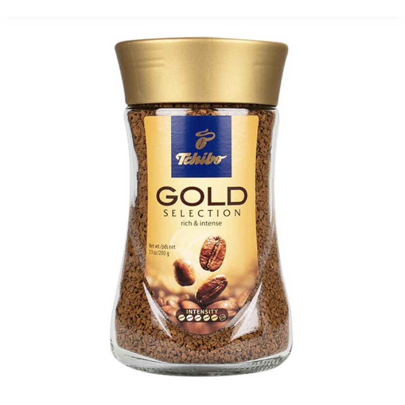 Tchibo Coffee Gold Rich&Intense ทชิโบ กาแฟ โกลด์ 200 กรัม