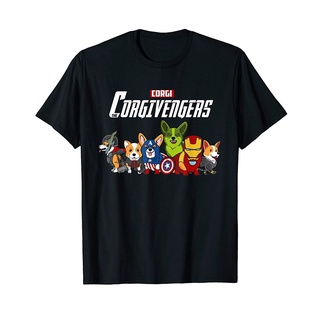 [S-5XL] 【เสื้อผ้าปาร์ตี้】Gildan เสื้อยืด ผ้าฝ้าย 100% พิมพ์ลาย Corgivengers Corgi Avenger Corgi สําหรับผู้ชาย