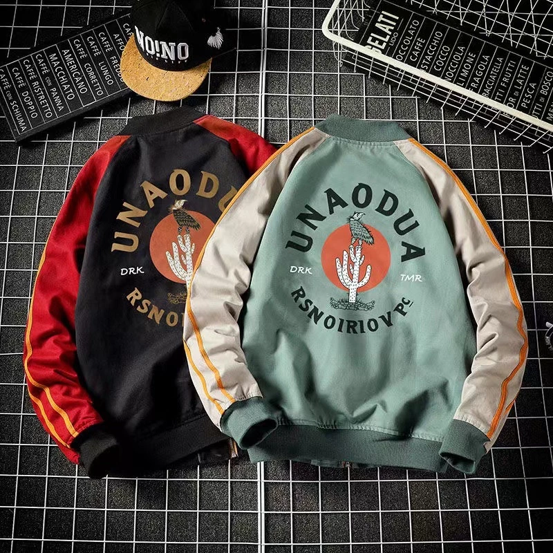 เสื้อแจ็คเก็ตทรงหลวมอินเทรนด์ล่าสุด No.001 มีให้เลือก 2 สี