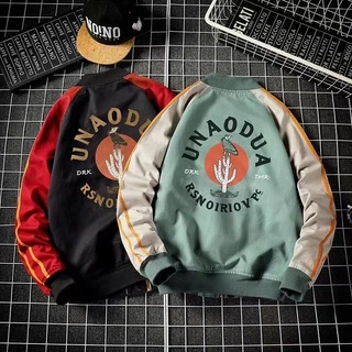 เสื้อแจ็คเก็ตทรงหลวมอินเทรนด์ล่าสุด No.001 มีให้เลือก 2 สี