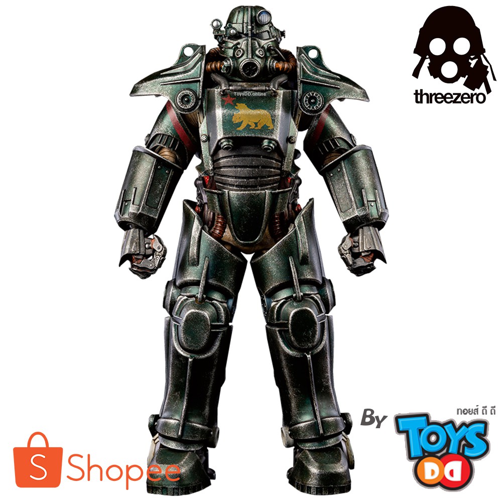 Threezero X Bethesda Fallout 1 6 T 45 Ncr Salvaged Power Armor Shopee Thailand