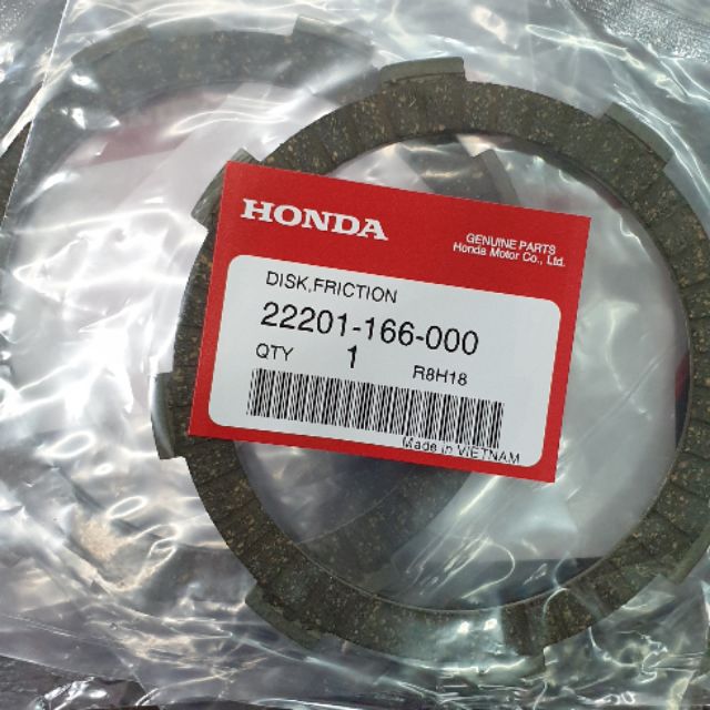 แผ่นคลัชแท้Honda แท้แผ่นดำ
