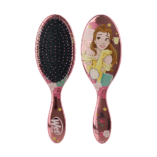 WET BRUSH แปรงหวีผมทรงรี รุ่น ดิสนีย์ พรินเซส ดีแทงค์เกิ้ล ลาย เบลล์ไลท์ พิงค์ DISNEY PRINCESS