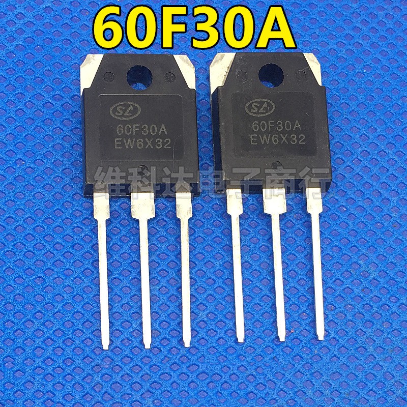 5pcs Original 60F30A TO-3P 60F30 TO3P SL60F30A 60F30AB3 60A 300V Fast Recovery ทรานซิสเตอร์สําหรับเค