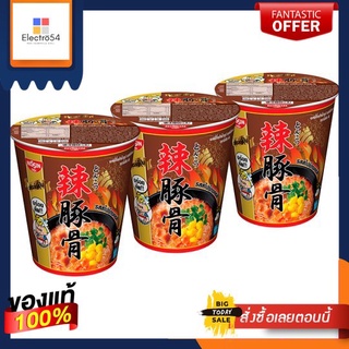 นิสชินคัพสไปซี่ทงคตสึ70กNISSIN CUP SPICY TONKOTSU 70G.