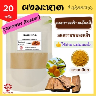 มะหาด แท้ 100% ขนาด 20 กรัม บำรุง ผิวหน้า ทำให้ ผิวขาว ผงสมุนไพร Lakoocha Powder ผงมะหาด มะหาดผง แก่นมะหาด ผงแก่นมะหาด