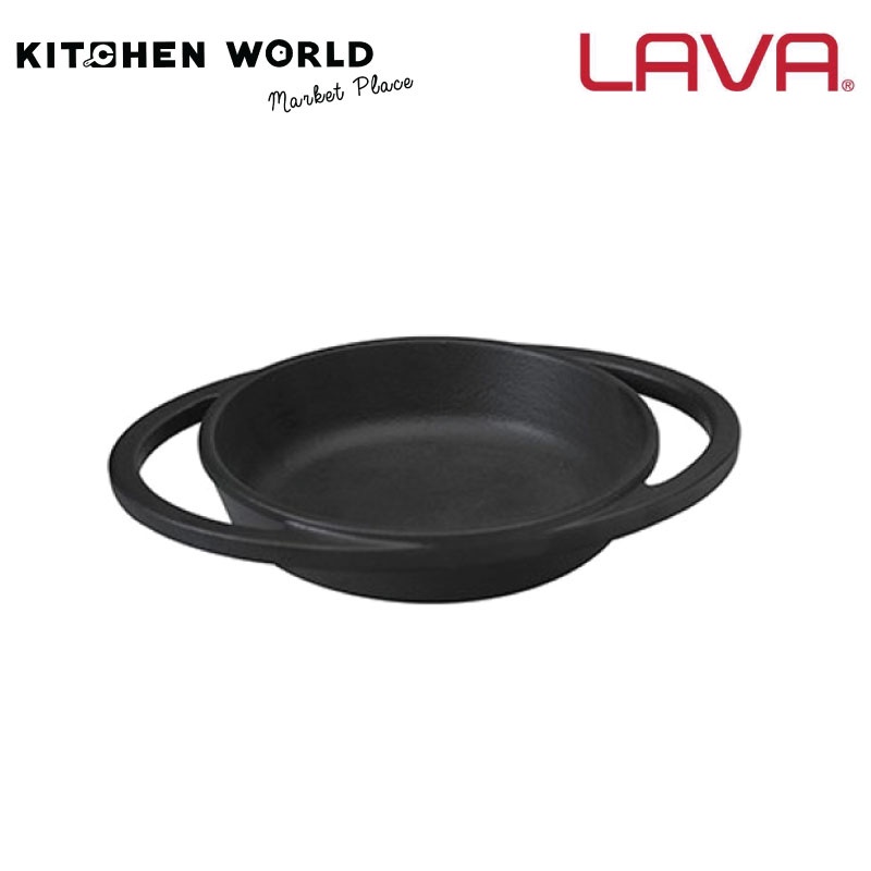 Lava LV Cast iron ECO Y TV 12 Round Dish dia 12-18 cm / กระทะเหล็กหล่อ