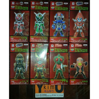 WCF / Kamen Rider vol 15 Complete 8 Piece Set ของใหม่ Lot jp