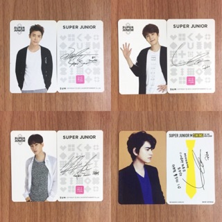 Super Junior Donghae Eunhyuk Kyuhyun : Sum Card