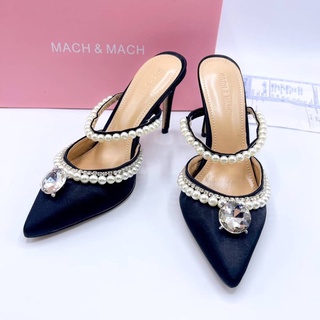 MACH &amp; MACH HEEL SS2022 10CM รองเท้าส้นสูง ส้นเข็ม LADY ผูหญิง