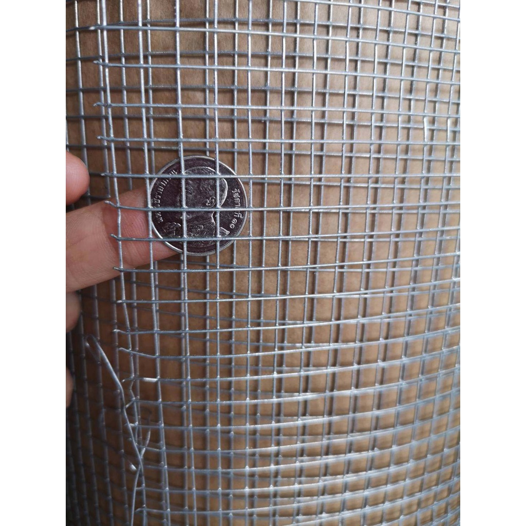 ตาข่ายเหล็ก ตาข่ายลวดสาน ตาข่ายลวดเหล็ก 1/4*1/4 (2หุน) กว้าง0.90เมตร ยาว3เมตร แบบอย่างดี ลวดหนา