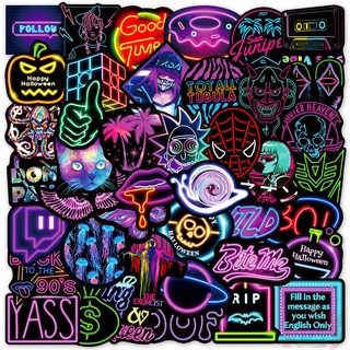 ❉ Neon Color ：VSCO Style - Series 09 JMD Cool Harajuku Graffiti สติ๊กเกอร์ ❉ 50Pcs/Set Waterproof DIY Fashion Decals Doodle สติ๊กเกอร์