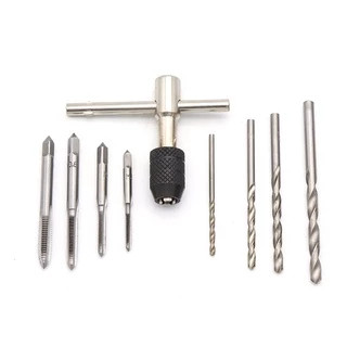 ชุดต๊าบเกลียว ชุดทำเกลียวใน 9 ชิ้น TAP WRENCH SET
