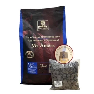 (แบรี่58 แบ่งขาย500g) คาเคา แบรี่ ดาร์คคูเวอร์เจอร์ ช็อคโกแลต 58% CACAO BARRY MI-AMERE 58%