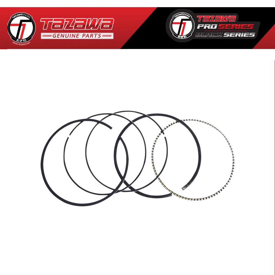 แหวนลูกสูบ(PISTON RING ASSY ) TAZAWA Pro/Black