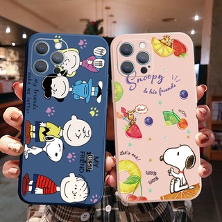 เคสโทรศัพท์ ซิลิโคนนิ่ม ขอบตรง ลายสนูปปี้ สําหรับ OPPO Reno6 Z 5G Reno 5 Pro 4 4G 3 Reno2 Z F