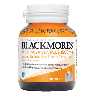 โปรโมชั่น : Blackmores bio c แบลคมอร์ส ไบโอ ซี อะซีโรลา พลัส 1500 มก. 40 เม็ด