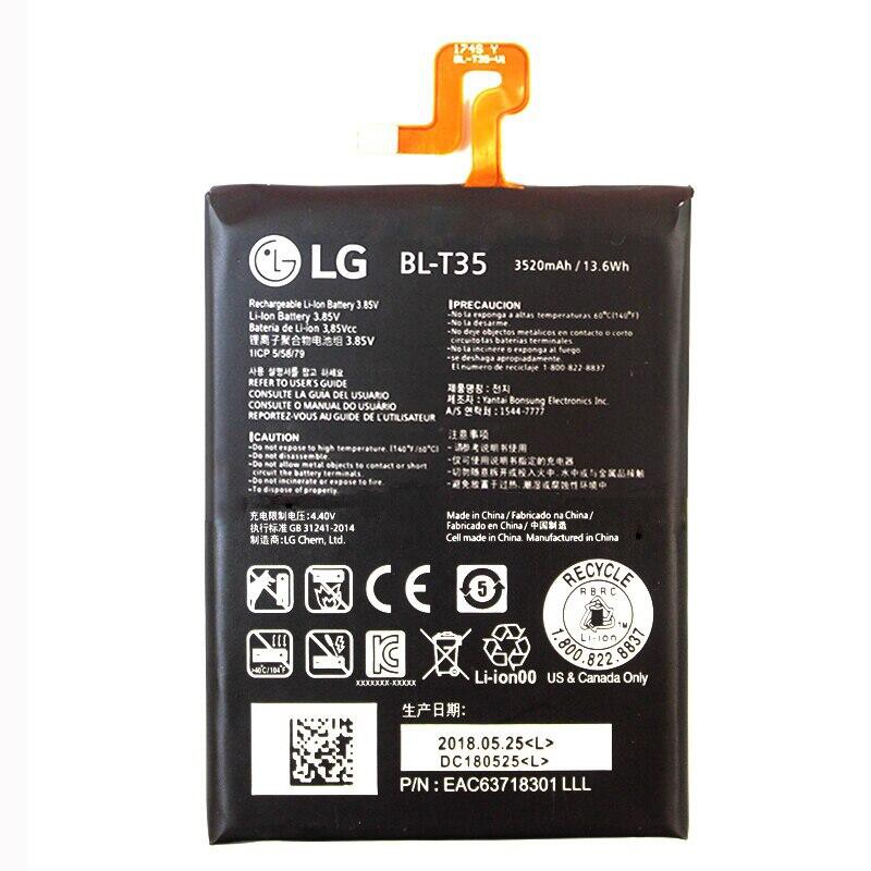 แบตเตอรี่ LG Google2 Pixel 2 XL Phone Battery for LG Google2 Pixel 2 XL BL-T35 BLT35 3520mAh