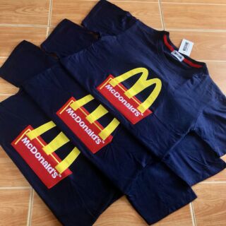 เสื้อยืด McDonalds เนื้อผ้าดี งานดีมาก