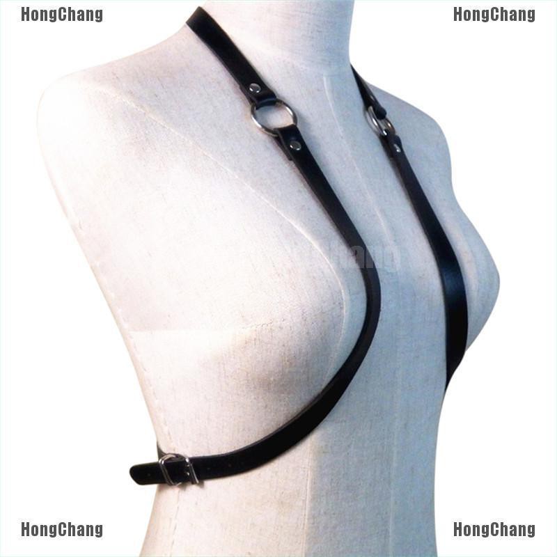 Adjustable Body Chest, Men Black Chest Harness Punk Adjustable Faux Leather  Belt 