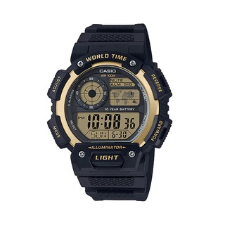 Casio Standard นาฬิกาข้อมือผู้ชาย  สายเรซิ่น รุ่น AE-1400WH-9AVDF