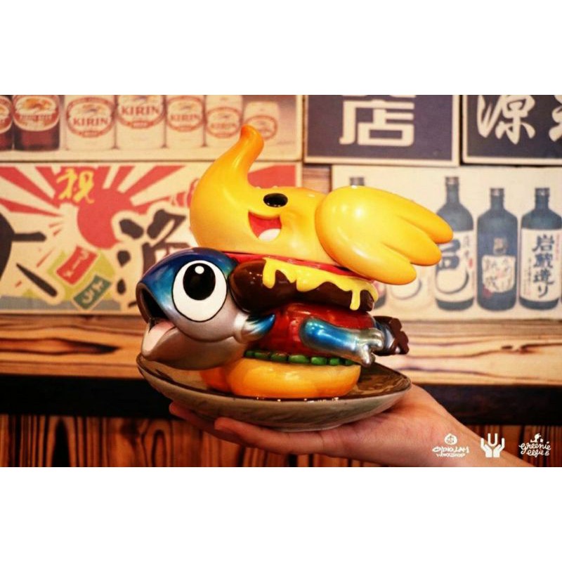 ⚡พร้อมส่ง⚡ Maguro x Burger Elfie / Greenie&amp;Elfie x Chino Lam