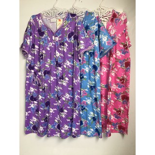 425ชุดนอนกระโปรงผ้ายืดเนื้อดีสำหรับสาวอ้วนทาง#ร้านคละลายให้น…