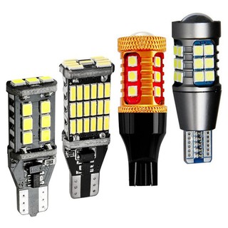 ไฟ LED ไฟซีนอนไฟท้ายไฟเบรก สว่างสุดๆ สำหรับติดรถยนต์ T15 912 921 W16W 1600 Lm 3030