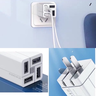 Remax หัวชาร์จ USB Charger RP-U43 4-Port USB Adaptor 3.4A ขนาดกระทัดรัด พกพา สะดวก