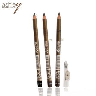 Ashley Premium Eyebrow Pencil Waterproof แอชลี่ย์ พรีเมี่ยม ดินสอเขียนคิ้ว พร้อมกบเหลาในแท่ง AP052 - 1.5g