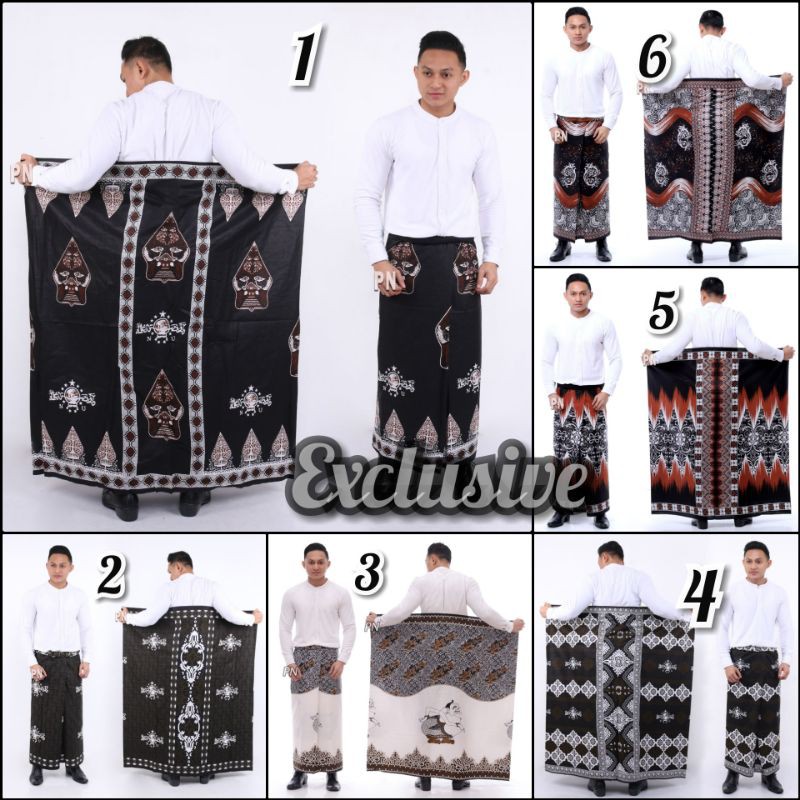 Batik Sarong Nu Exlusive Primissima รองเท้าผ้าใบลําลองสําหรับผู้ชายผู้ใหญ่ผ้าฝ้าย
