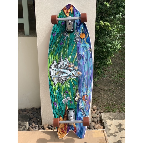 Custom Surfskate “Planet Z” 43” Hamboards Boltz