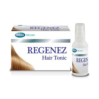 Mega regenez hair tonic 1 ขวด (รีจีเนซ แฮร์ โทนิค ) ผลิตภัณฑ์บำรุงเส้นผมและหนังศรีษะ อุดมด้วยสารสกัดจากธรรมชาติ สินค้าพร