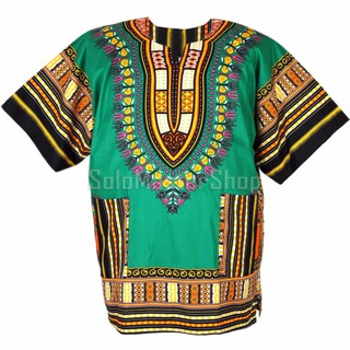 Dashiki African Shirt Cotton Hiphop เสื้อจังโก้ เสื้ออินเดีย เสื้อแอฟริกา เสื้อฮิปฮอป เสื้อโบฮีเมียน ad04t2