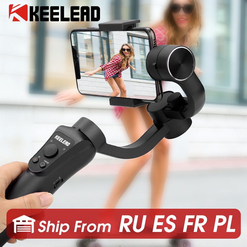 KEELEAD S5 Gimbal Smartphone 3-Axis Handheld Gimbal Stabilizer Camera Gimbal Stabilizer For iPhone/S