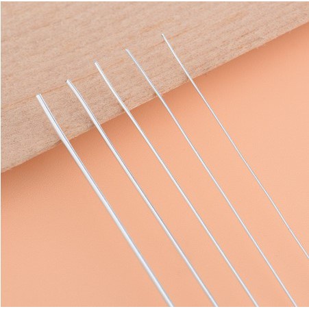 [Charm HOT] โซ่เงินสําหรับสร้อยข้อมือและจี้แฮนด์เมด 100 ซม. - NQ Jewelry