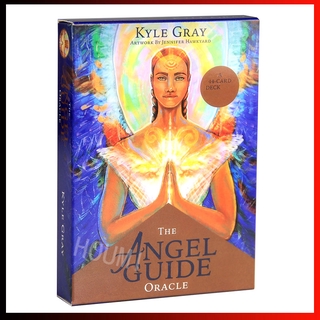 แผ่นการ์ดคู่มือการใช้งานแองเจิลแองเจิลเทวดา 44 แผ่น The Angel Guide Oracle Cards