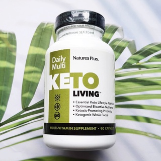 คีโต KetoLiving Daily Multi 90 Capsules (NaturesPlus®)