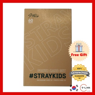 K-POP IDOL STRAY KIDS การ์ดภาพถ่ายพิเศษ 60PCS (การ์ดแนวคิด SNS 30p + การ์ดภาพถ่ายปกติ 30p)