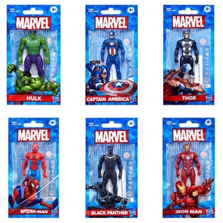 Marvel 3.75 Inch Value Figure Assortment Hulk, Captain America, Thor, Iron-man, Black Panther, Spider-Man