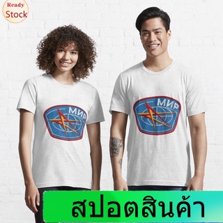 Illicit เสื้อยืดผู้ชายและผู้หญิง Space station MIR Essential T-Shirt Popular T-shirts