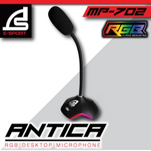 Signo E-Sport MP-702 ANTICA RGB Desktop Microphone USB