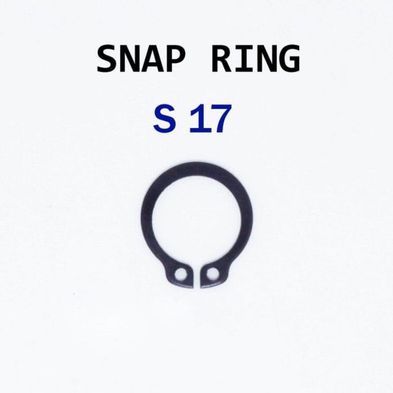 (10PCS) Snapring S17 Snap ring S17/snapring วงกลมคลิป circlip S17 S 17 หนา Precision