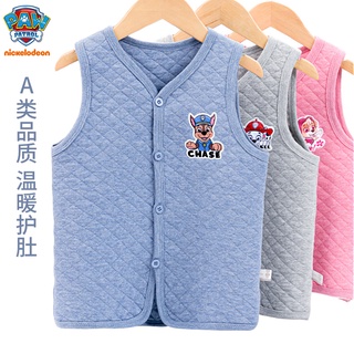 PAW Patrol เด็กเสื้อกั๊กเสื้อกั๊กเสื้อเด็กบวกกำมะหยี่