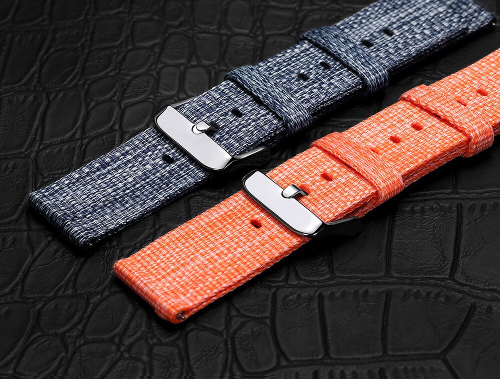 HUAWEI AMAZFIT สายนาฬิกาข้อมือไนล่อน 20 18 22 24 มม . สําหรับ Samsung Galaxy 46 42 มม .