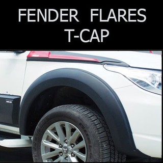 FENDER FLARES คิ้วล้อ โป่งเย็บ TRITON 2015-2018  --4 ประตู--